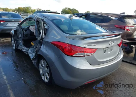 2013 Hyundai Elantra Limited из США, поврежденный, VIN KMHDH4AE9DU919257